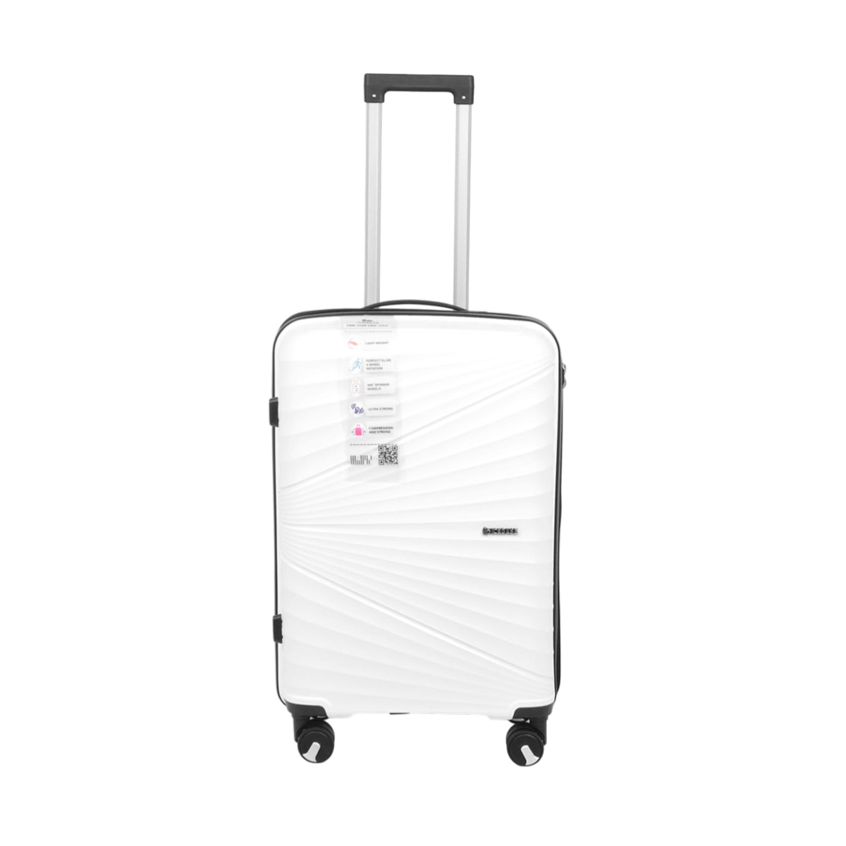 กระเป๋าเดินทาง ICEBASE รุ่น XD-28012WH (ROME) 28 นิ้ว สีขาว_0